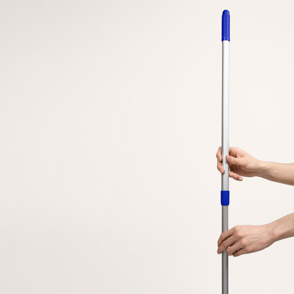 VETTA Окномойка двусторонняя (скребок 23см+микрофибра 25х7см), телеск.черенок нерж.сталь 105см - #13