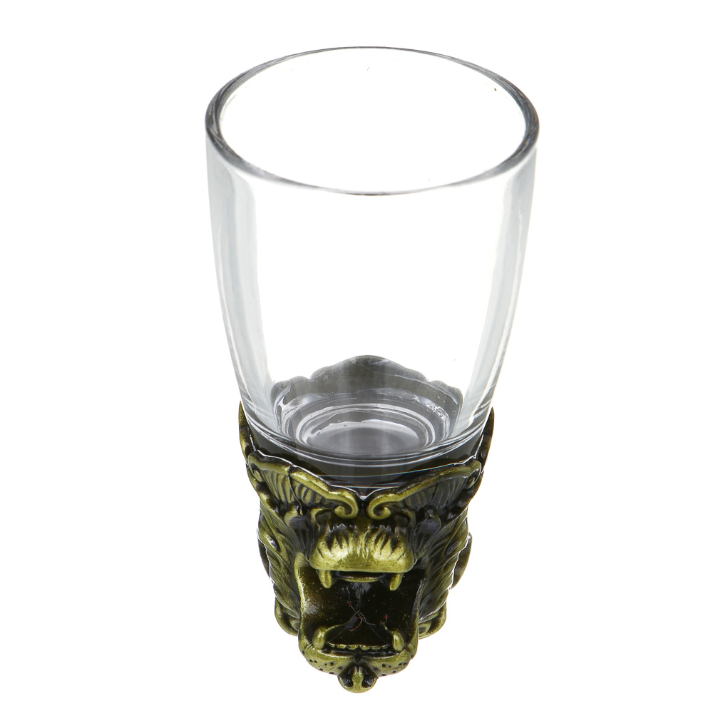 Набор стопок стеклянных Знаки зодиака 12пр, бронза - #4