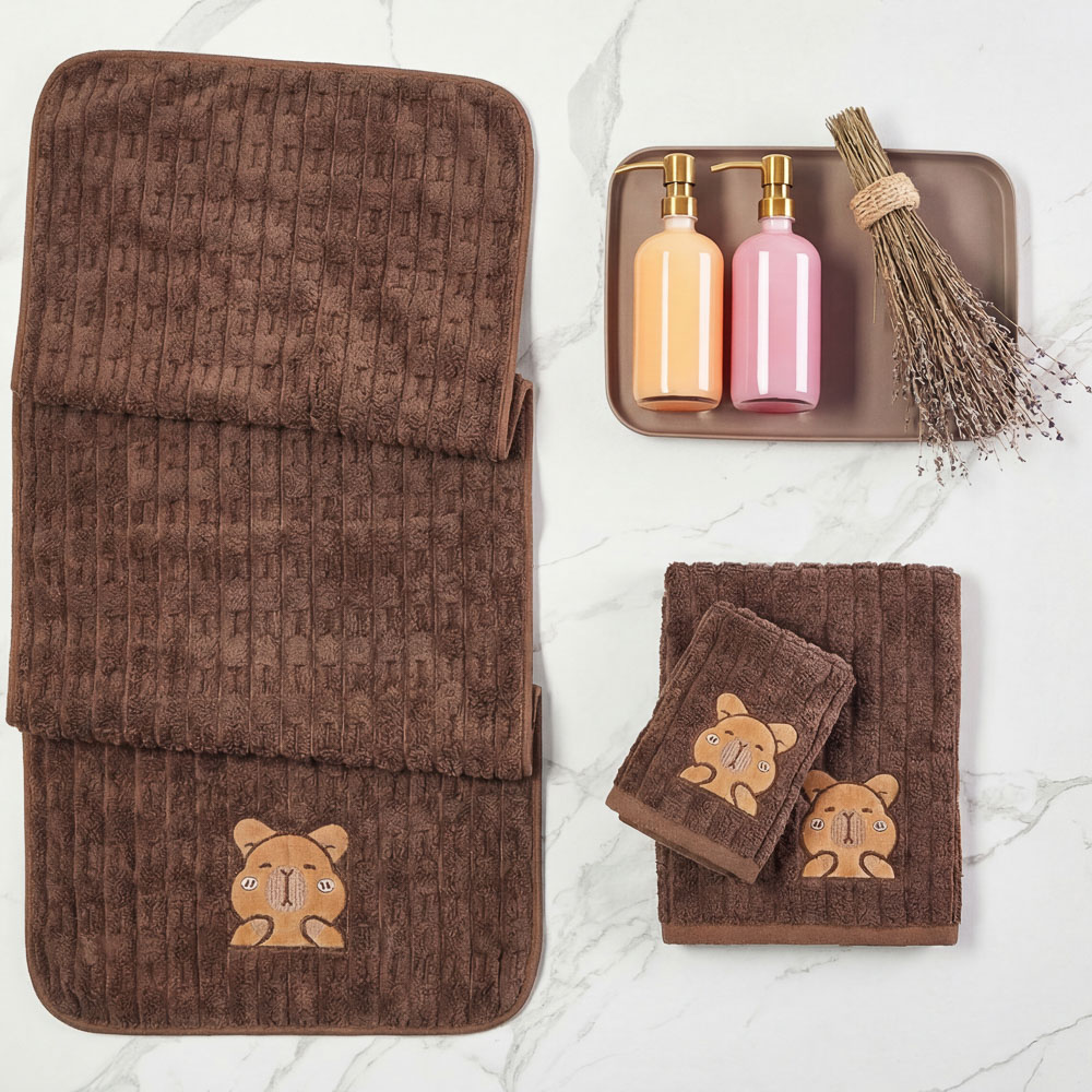 PROVANCE Капибары Полотенце супервпитывающее, 70х120см, 80% полиэстер, 20% полиамид, 280гр/м, 4 цв. - #6