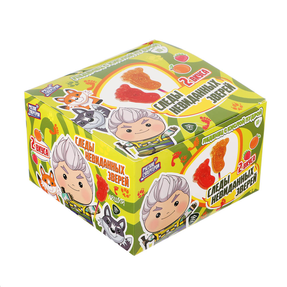 BY Русские Супергерои Карамель леденцовая, кислая "Шаг" 10 гр. - #6