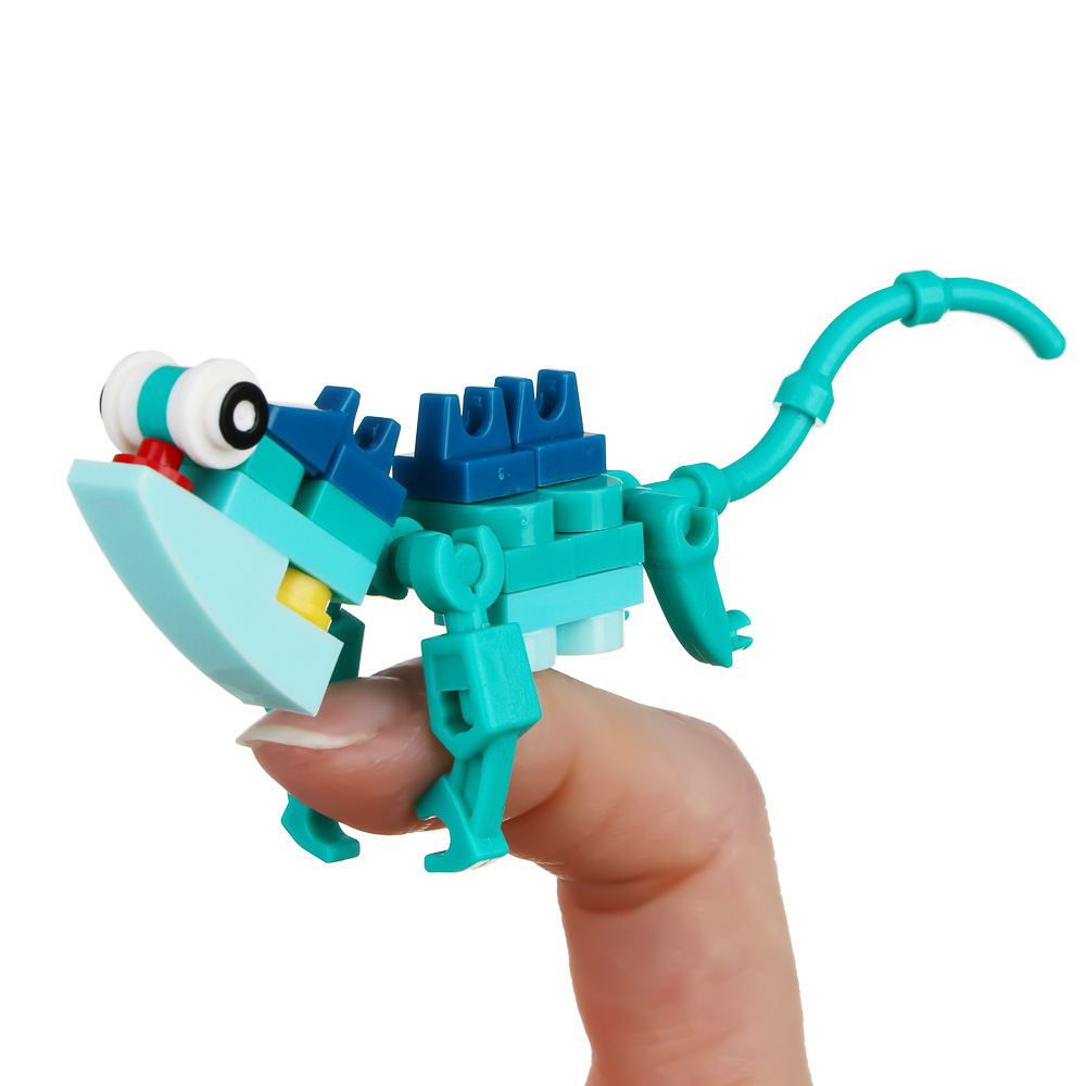ИГРОЛЕНД Конструктор "Ящерки", от 22 до 33 деталей, РР, 11,8x16x6 см., 6 дизайнов - #9