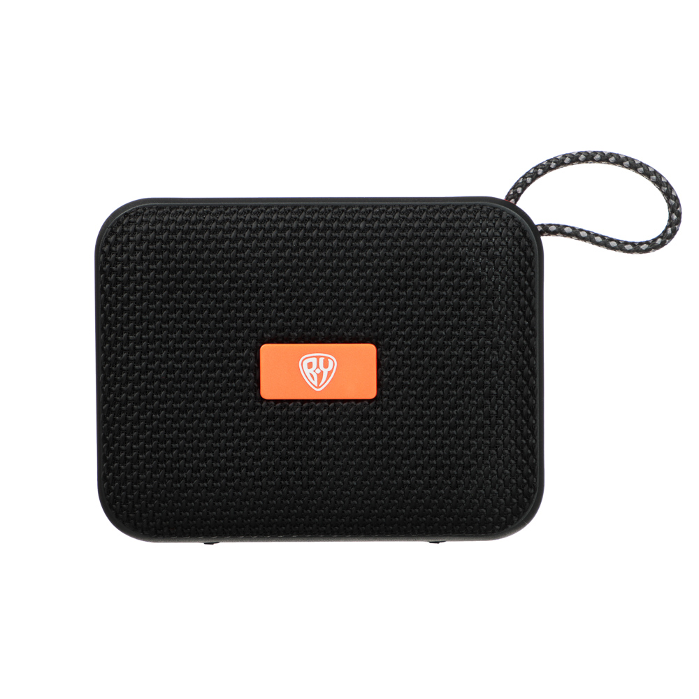 Колонка беспроводная BY WaveX, 8 Вт, 1000мАч,Type-C, microSD, BT5.3, IPX7,ВШГ 10x12x4см, черный - #1