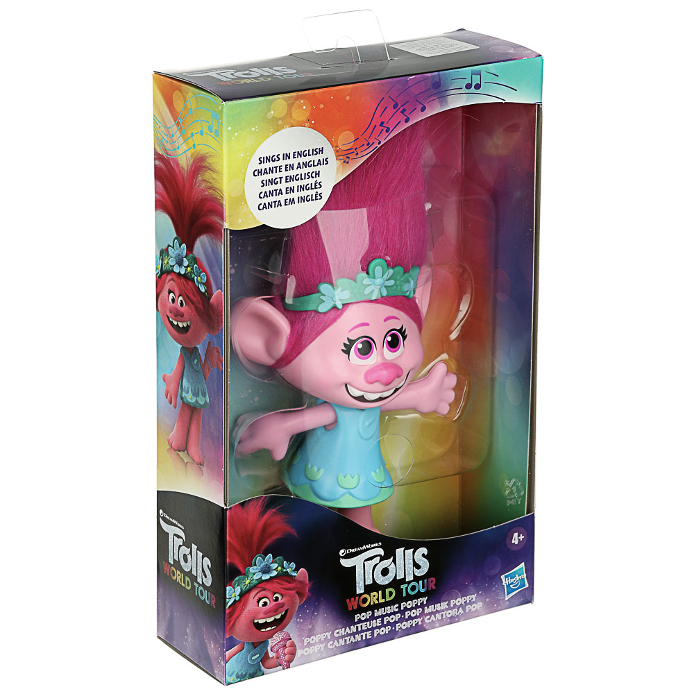 HASBRO Тролли Фигурка "Поющая Розочка", пластик, 15 см - #6
