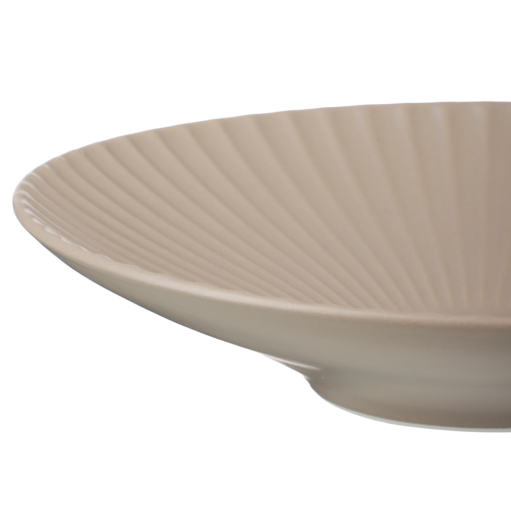 Салатник Лусия тм MILLIMI, 21,3см, фарфор, кофейный - #2