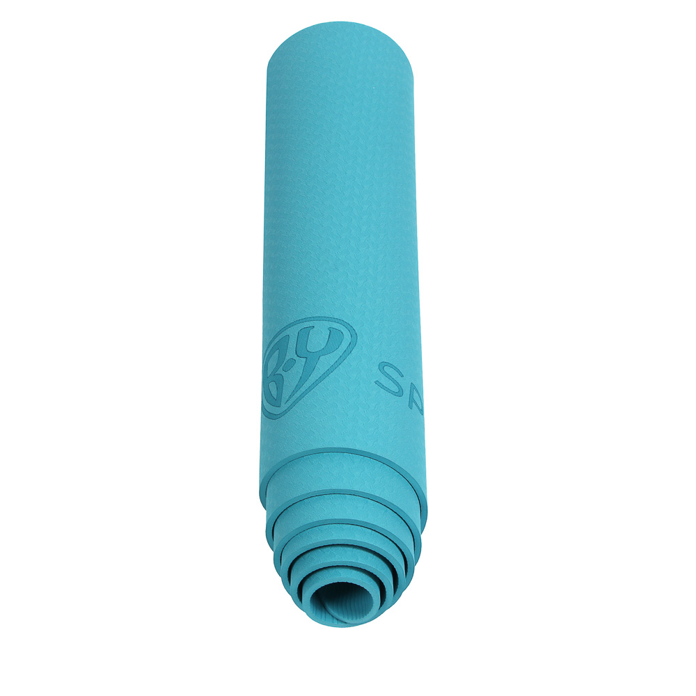 Коврик для йоги и фитнеса, тм BY SPORT, 183х61х0,6см, TPE - #7