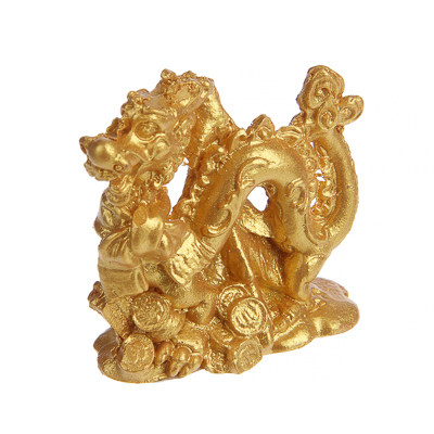 СНОУ БУМ Сувенир "Китайский дракон" 4,5-5,7 см, полистоун, 2 вида - #1