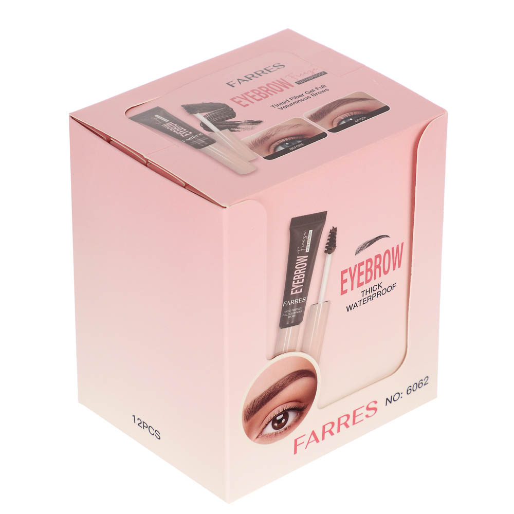 Стойкая тушь для бровей с 3D эффектом тм Farres 8,0 г - #8