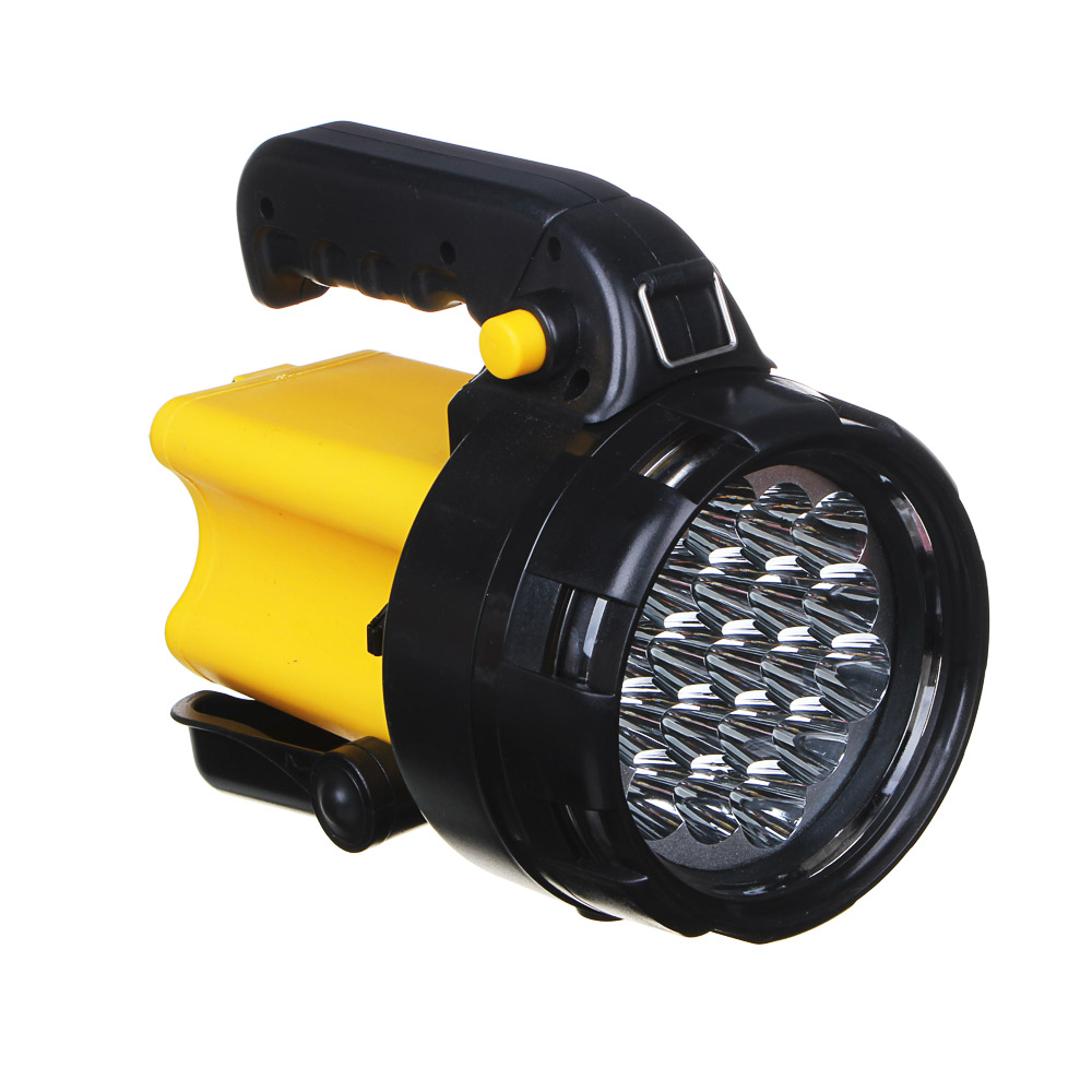 ЧИНГИСХАН Фонарь-прожектор, 19LED, 2000мАч, 220В, 12/24В, 20,5x12x17см, пластик, акрил - #1