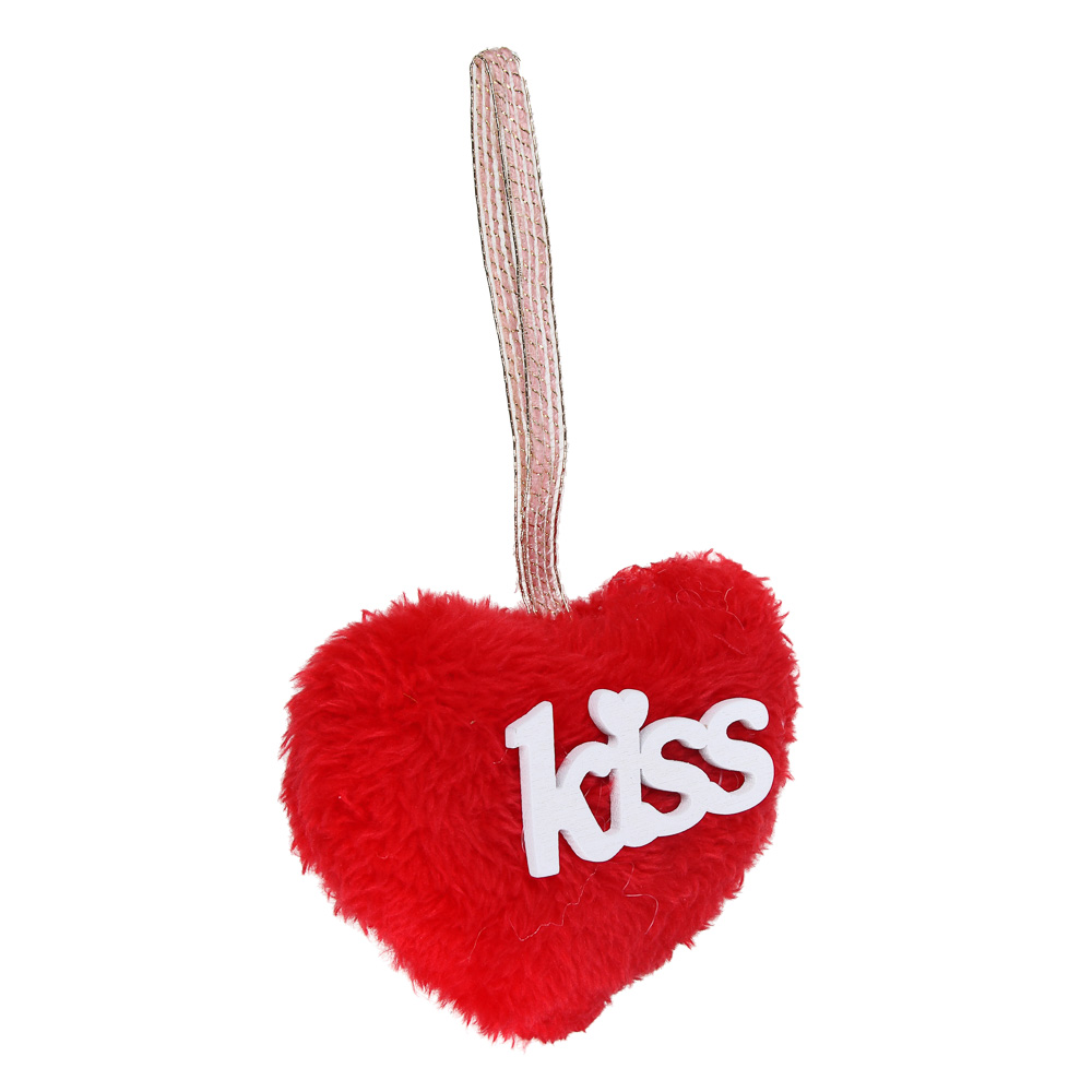 Декор-подвеска "Сердце" "Kiss" - #2