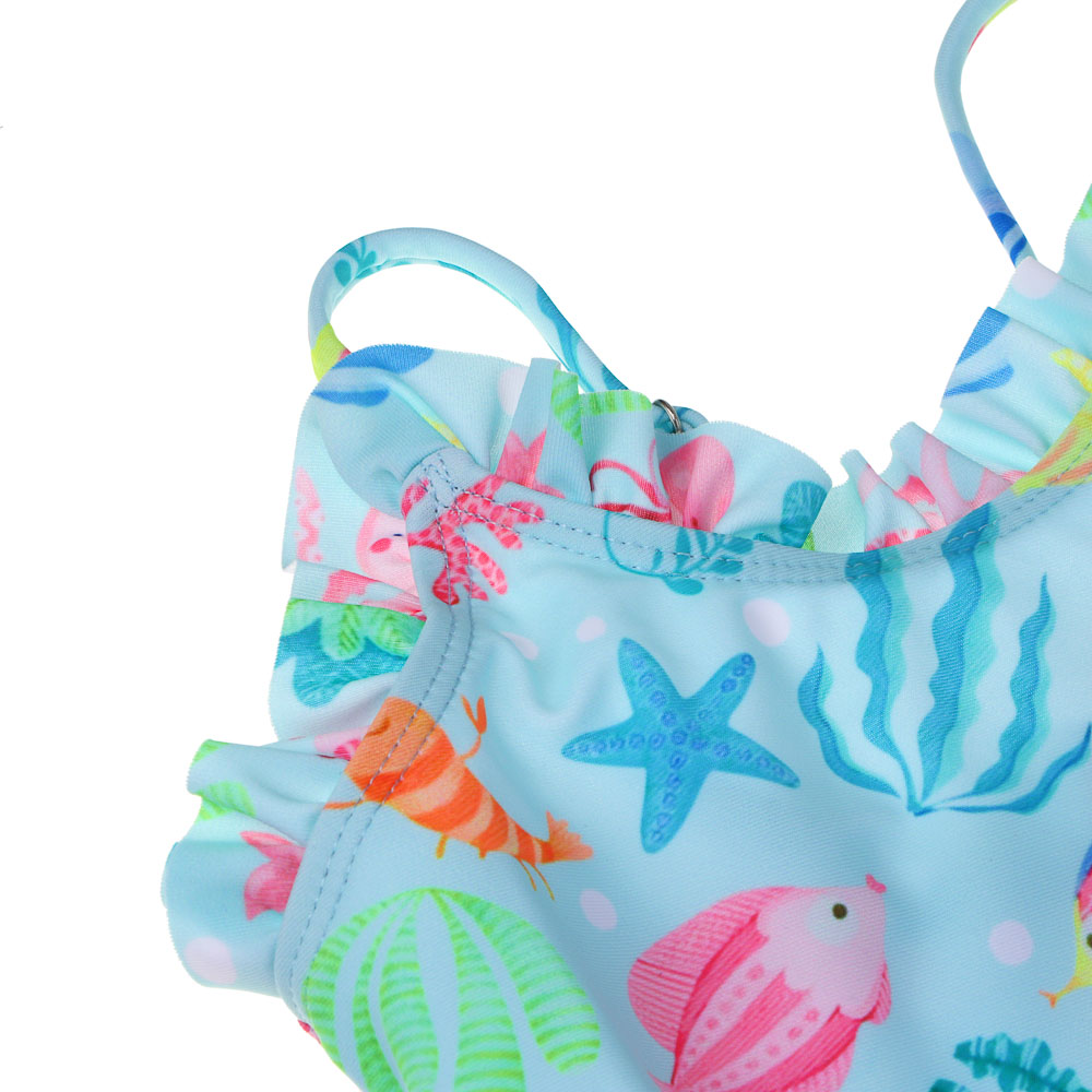 GALANTE Купальник для девочки слитный, р.98-104, 82%полиэстер, 18%эластан, ВЛ2025-07 - #3