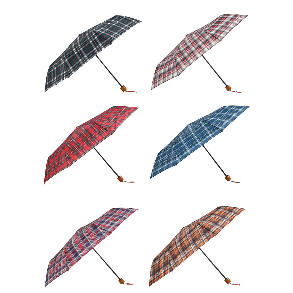 Зонт универсальный, механика, сплав, пластик, полиэстер, 55см, 8 спиц, 6 цветов - #1