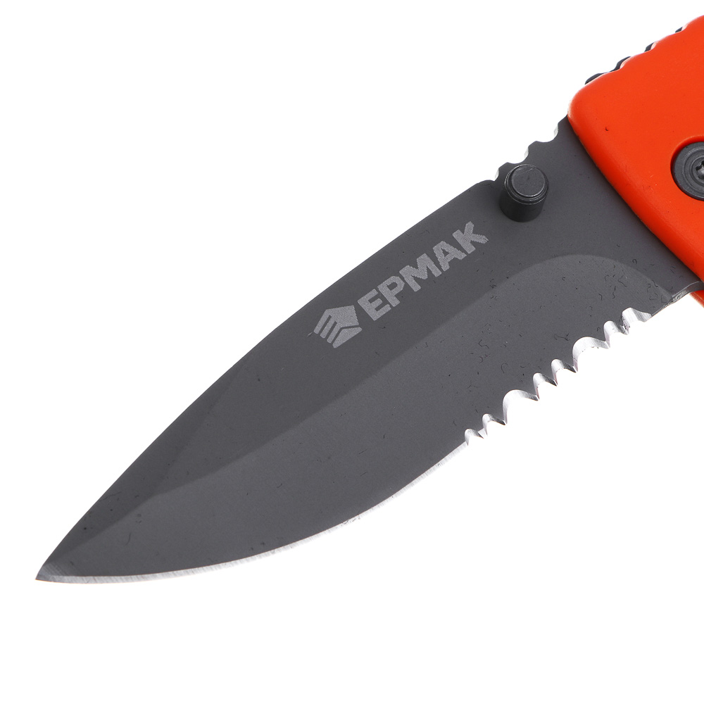 ЕРМАК Нож туристический складной 19,0(8,5х0,25)см ручка двухкомпонентная - #2