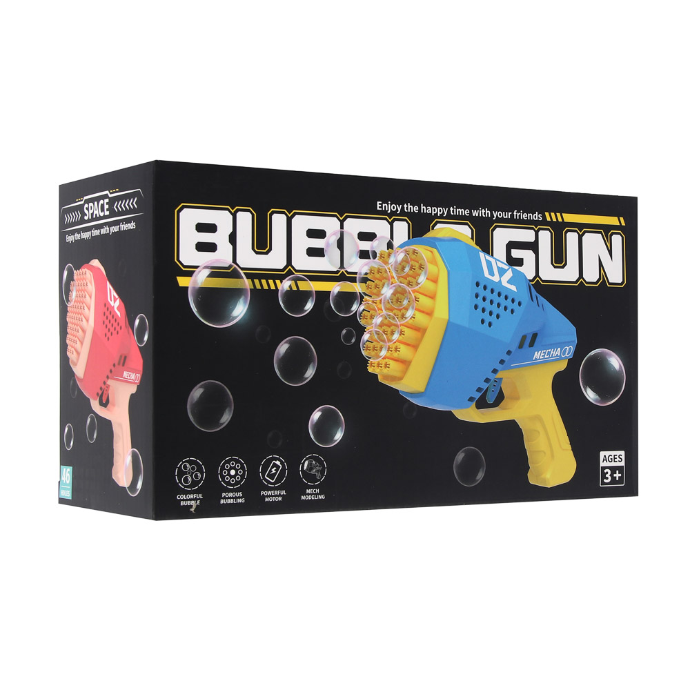 Мыльные пузыри Bazooka, PP, 4хАА, мыл. раствор, 50мл - #3