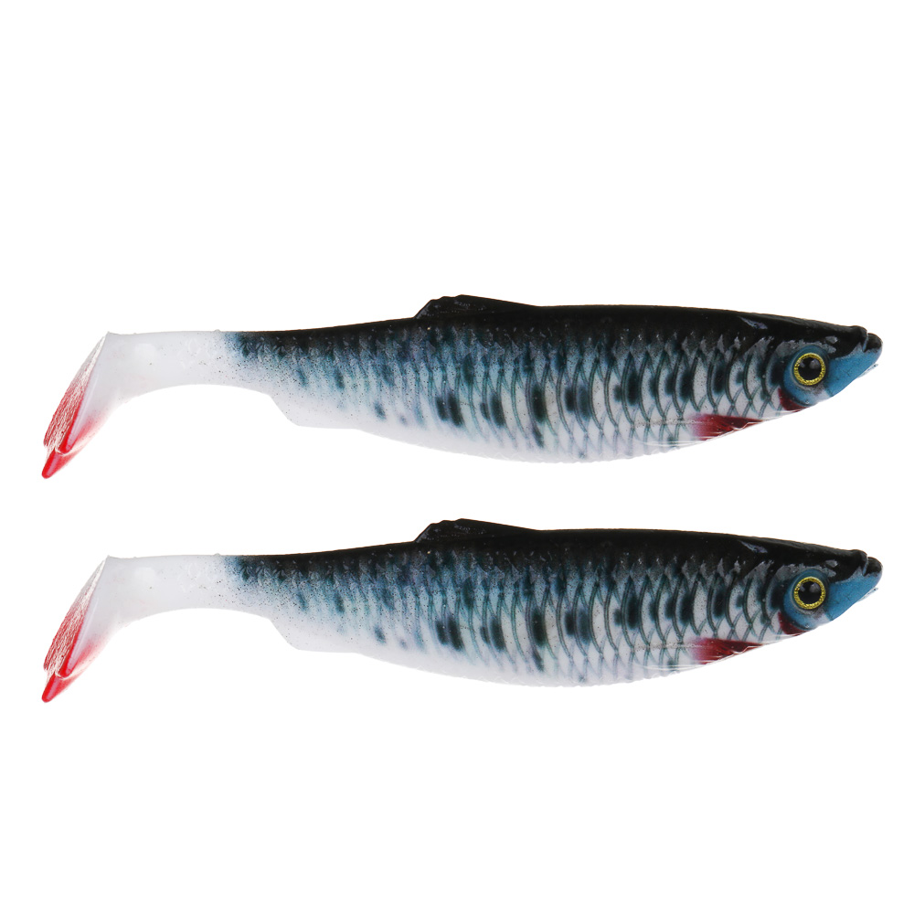 AZOR FISHING Набор силиконовых приманок "Уклейка" плавающая, 100мм, 2шт, 5 цветов - #2