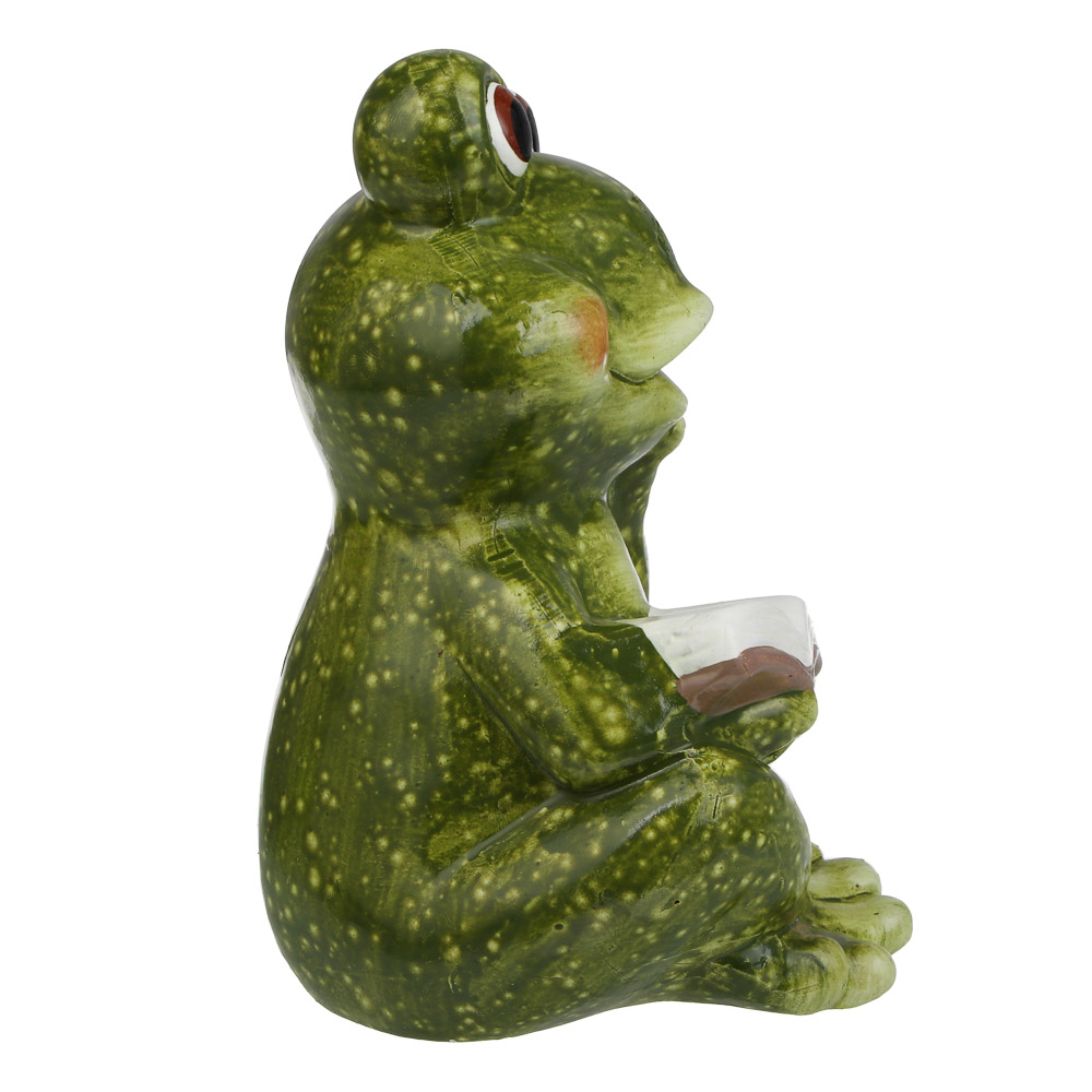 Фигура садовая "Лягушка" тм INBLOOM, 11х10,5х15см, глина - #4