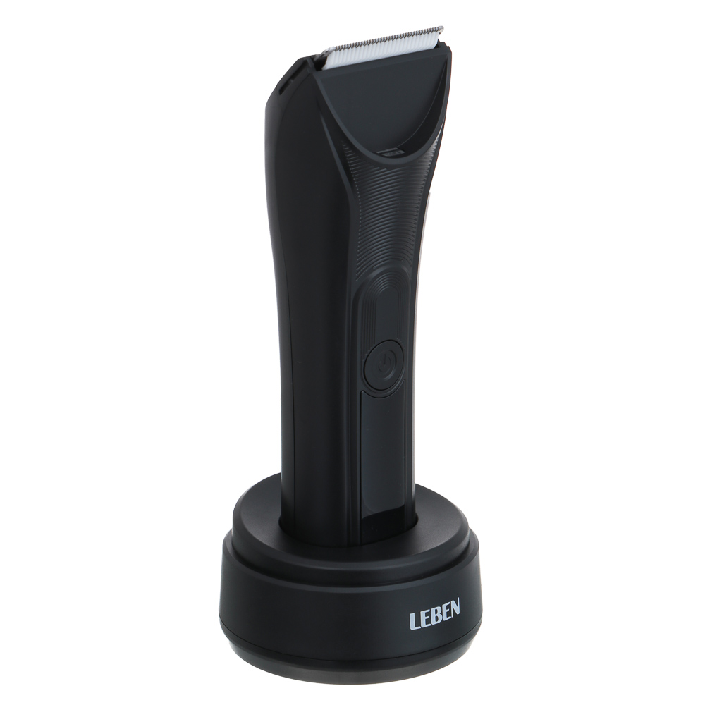 LEBEN Машинка для стрижки, керам.ножи, 600 мА/ч, дисплей, 1 час работы, 1 скорость, насадки - #1