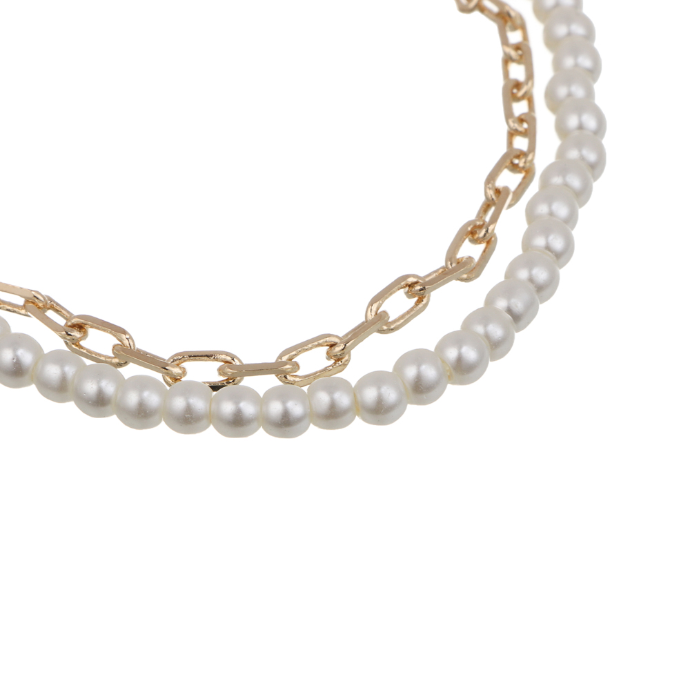 Браслет 15,5см, медь, стекло, 2 цвета, БЖ25-19 - #4