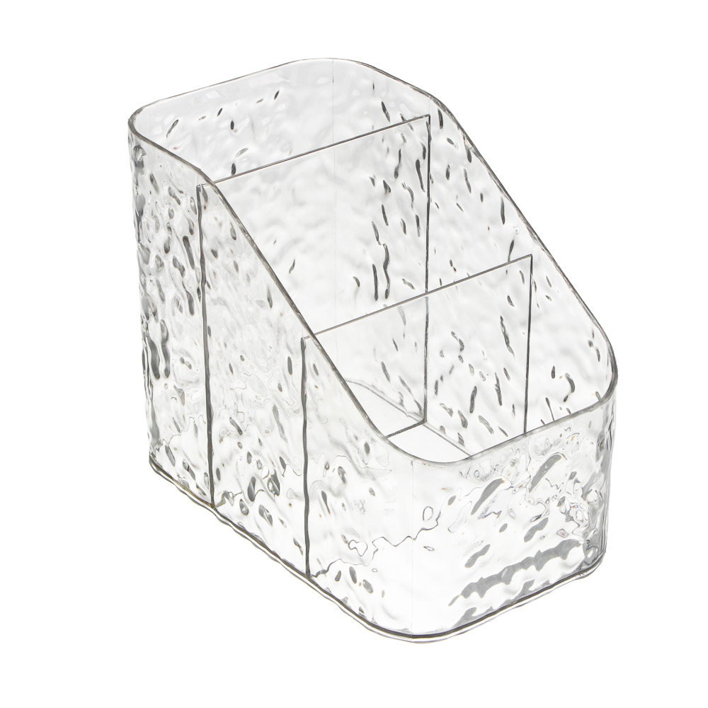 Органайзер для косметики и визажа тм ЮНИLOOK Ice 15х9х12см, пластик PET, #25666 - #1