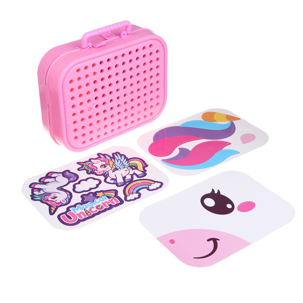 ИГРОЛЕНД Конструктор с шуруповёртом в чемоданчике "Шурупики", РР, ABS, 24,5х7,5х18,5см, 2 дизайна - #4