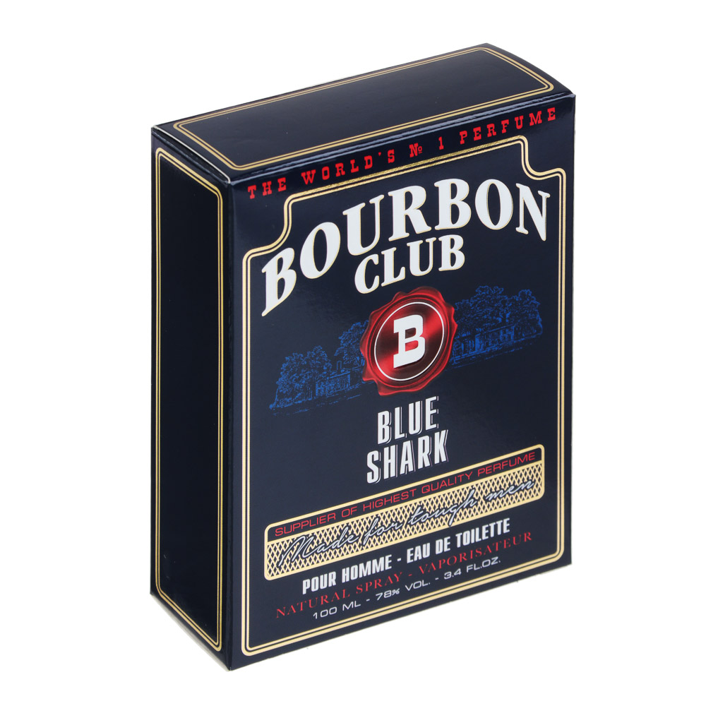 Туалетная вода мужская "Bourbon Club Blue Shark" 100 мл - #3