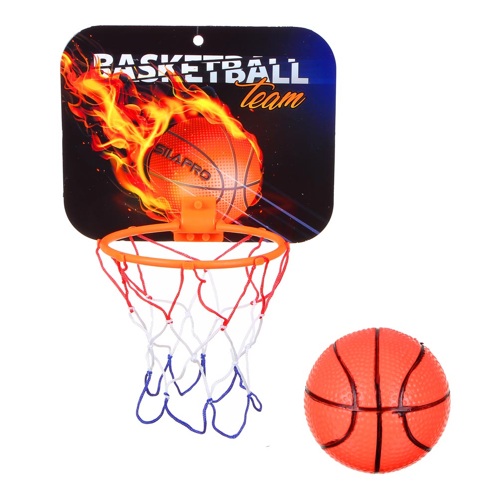 Набор для баскетбола детский SILAPRO: корзина 23х18 см, мяч - #1