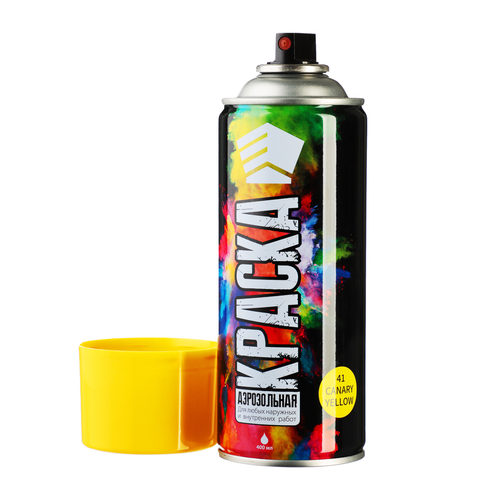 ЕРМАК Краска аэрозоль 400мл, ярко-желтая (9001/41) - #2