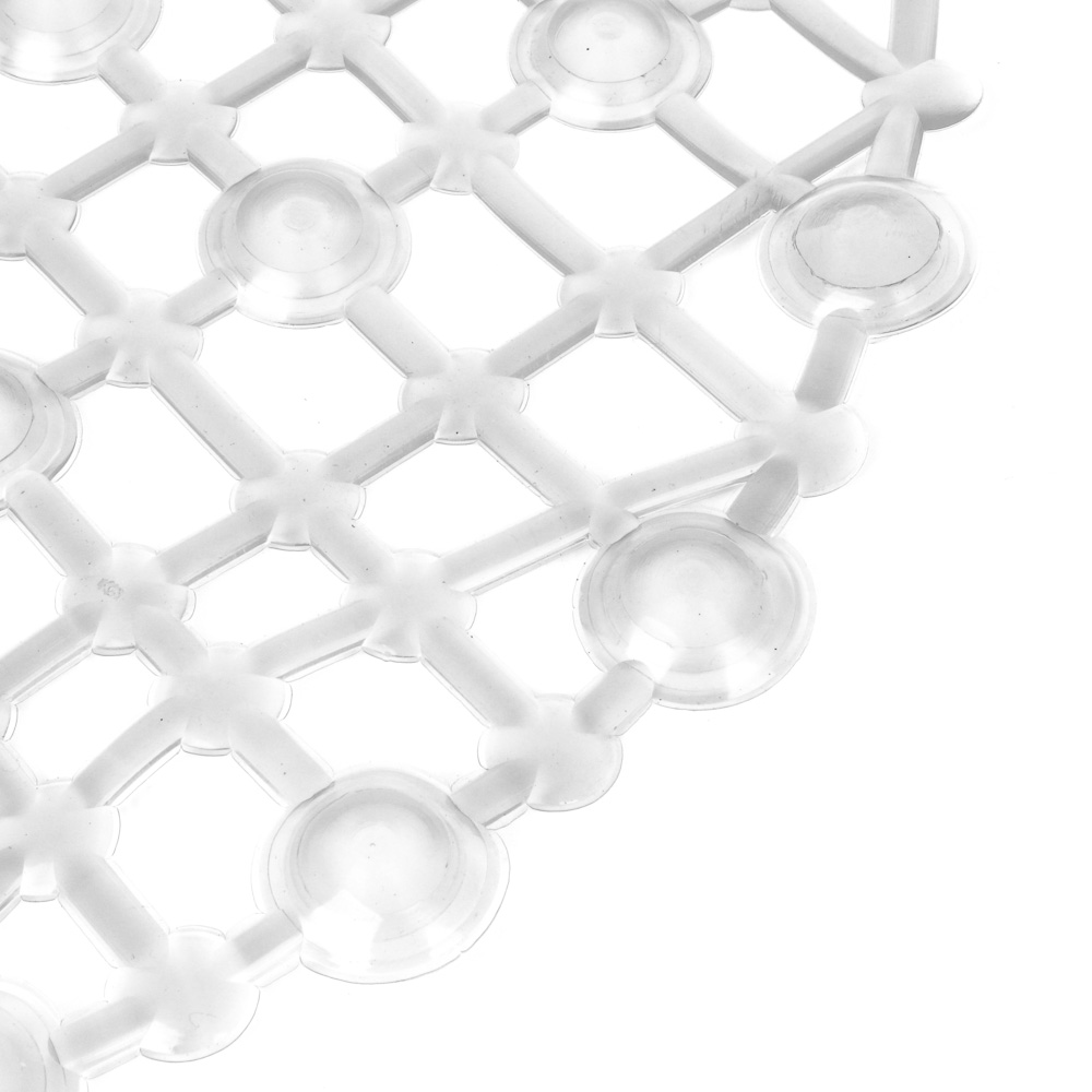 Коврик противоскользящий тм VETTA Симпл, ПВХ, 63x34 см, прозрачный - #3