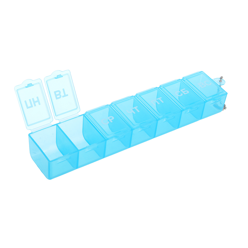 Контейнер для мелочей, 7 отсеков, пластик, 15х3,3см, "Ежедневный", 3 цвета - #5