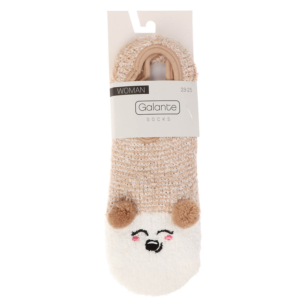 GALANTE Носки-антизаносы с декором, р.23-25, 100% полиэстер, разноцветные - #5