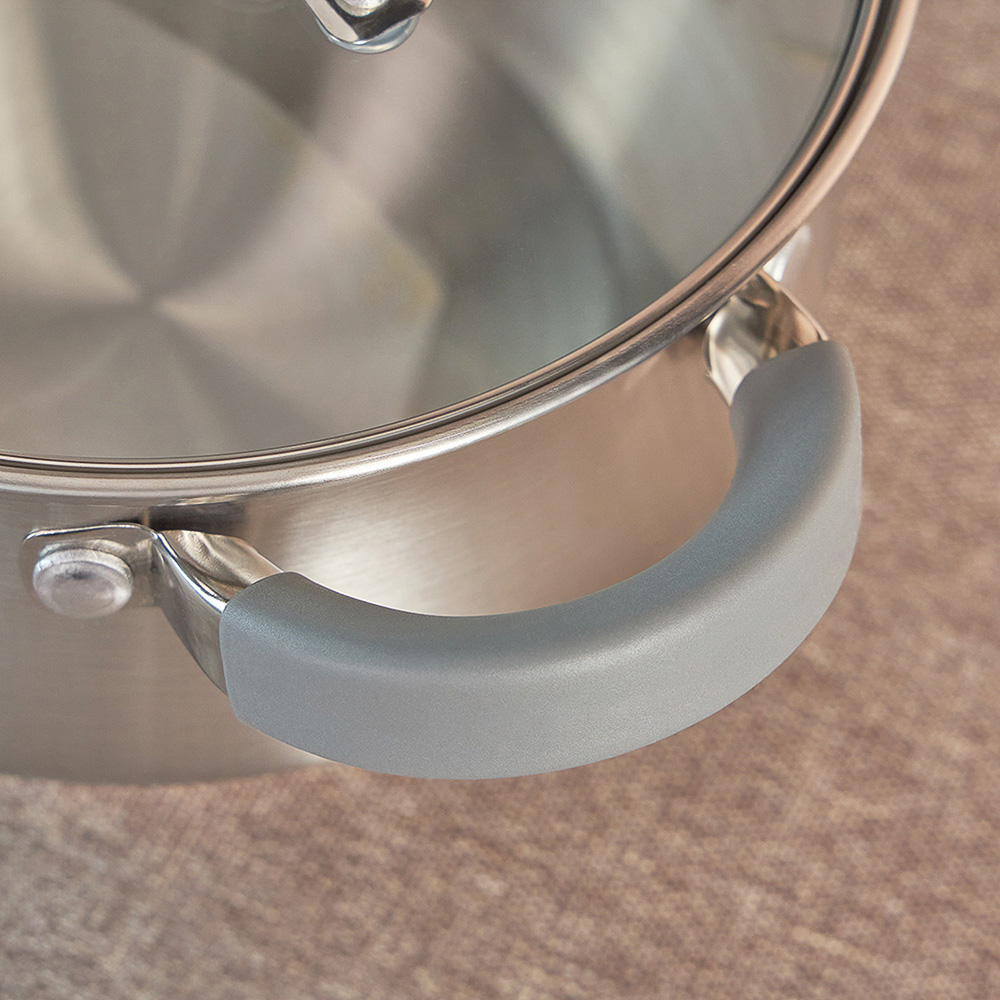 VETTA Вена Кастрюля 20х11,5см. 3,6л. со стекл. крышкой, индукция - #11