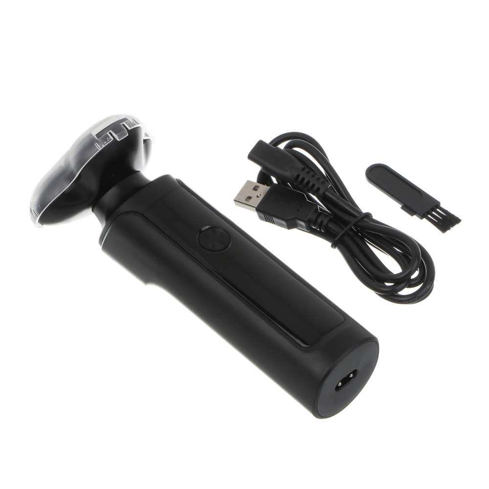 LEBEN Бритва с 3 плавающими головками, триммер, 7000об/мин, Li-ion 3.7в/800мАч, USB - #9