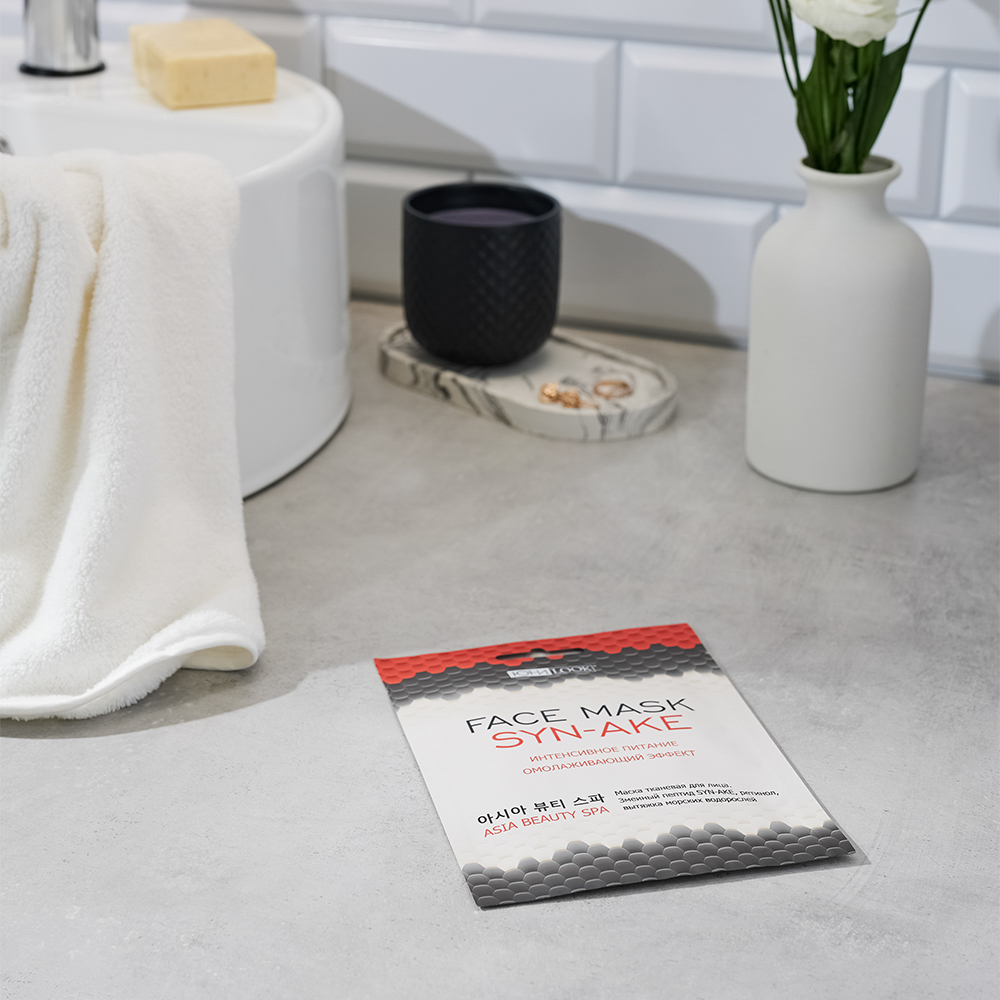 ЮНИLOOK Маска тканевая с синтезированным пептидом SYN-AKE и ретинолом, 22 мл - #7