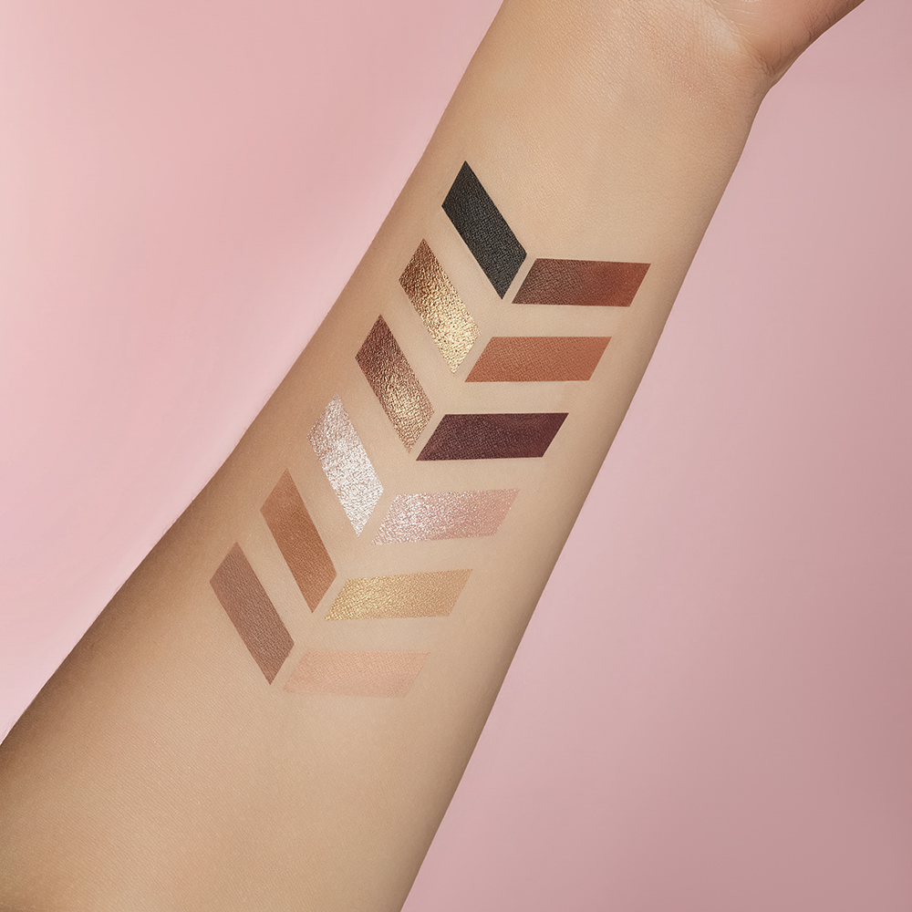 ЮНИLOOK Розовое Золото Палетка теней 12 шт, 14 г, ПР-21 - #21