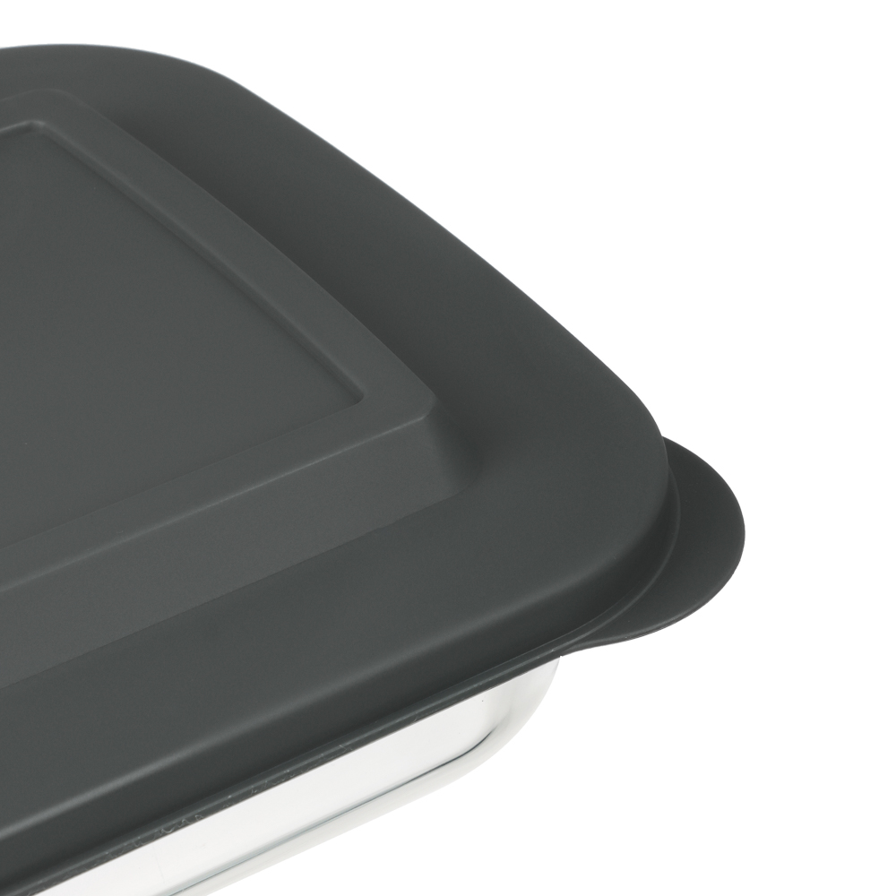 SATOSHI Форма для запекания/хранения жаропрочн.стекло, с крышкой из полипропил., 35,3х21,7х7см, 2,2л - #3