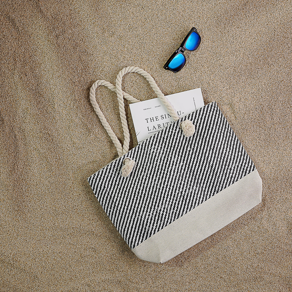 ЮL Сумка пляжная 44х33х11 см, 100% полиэстер, 3 цвета - #9