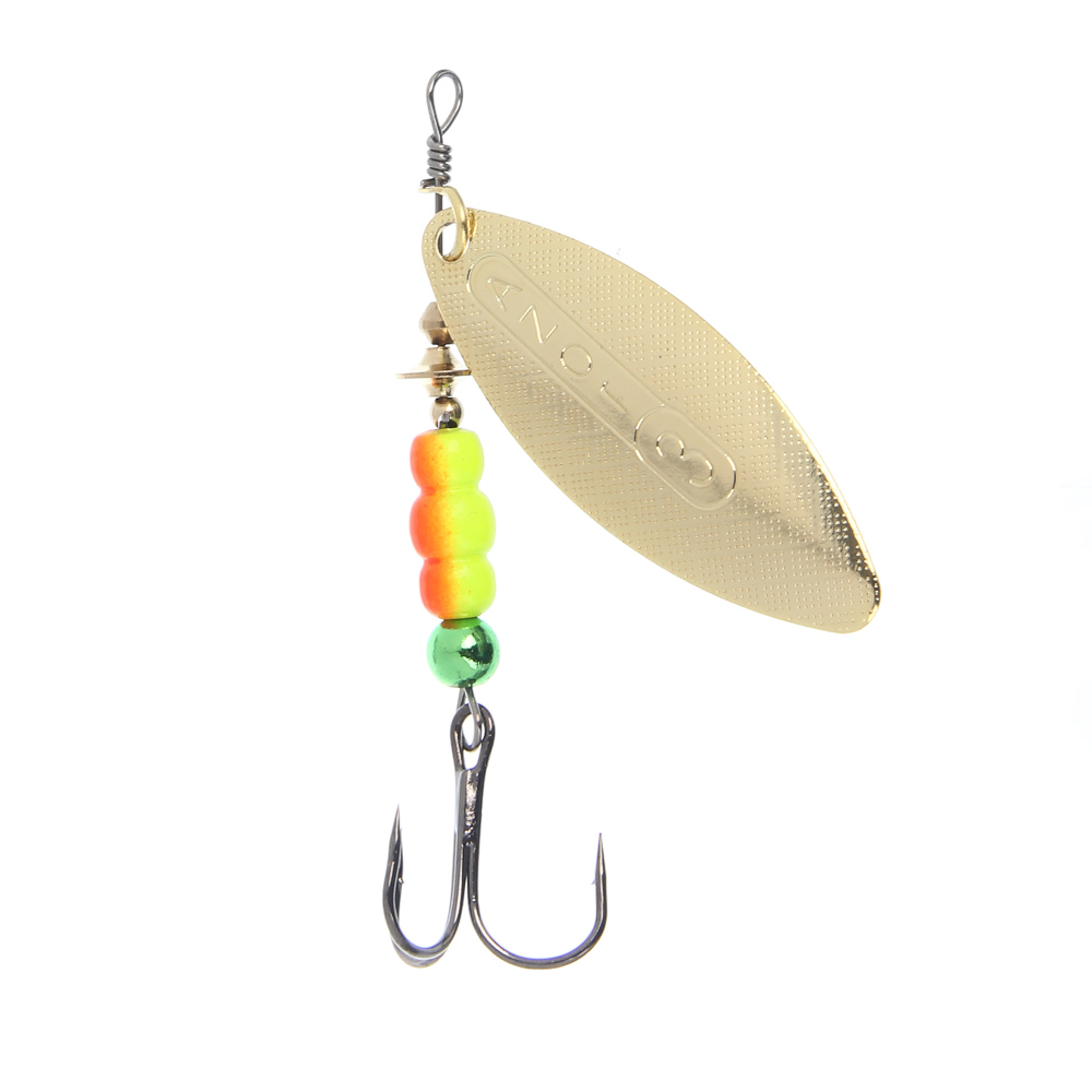 Блесна вращающаяся "Ивовый лист" тм AZOR FISHING, № 2,3,4, 5 видов - #4