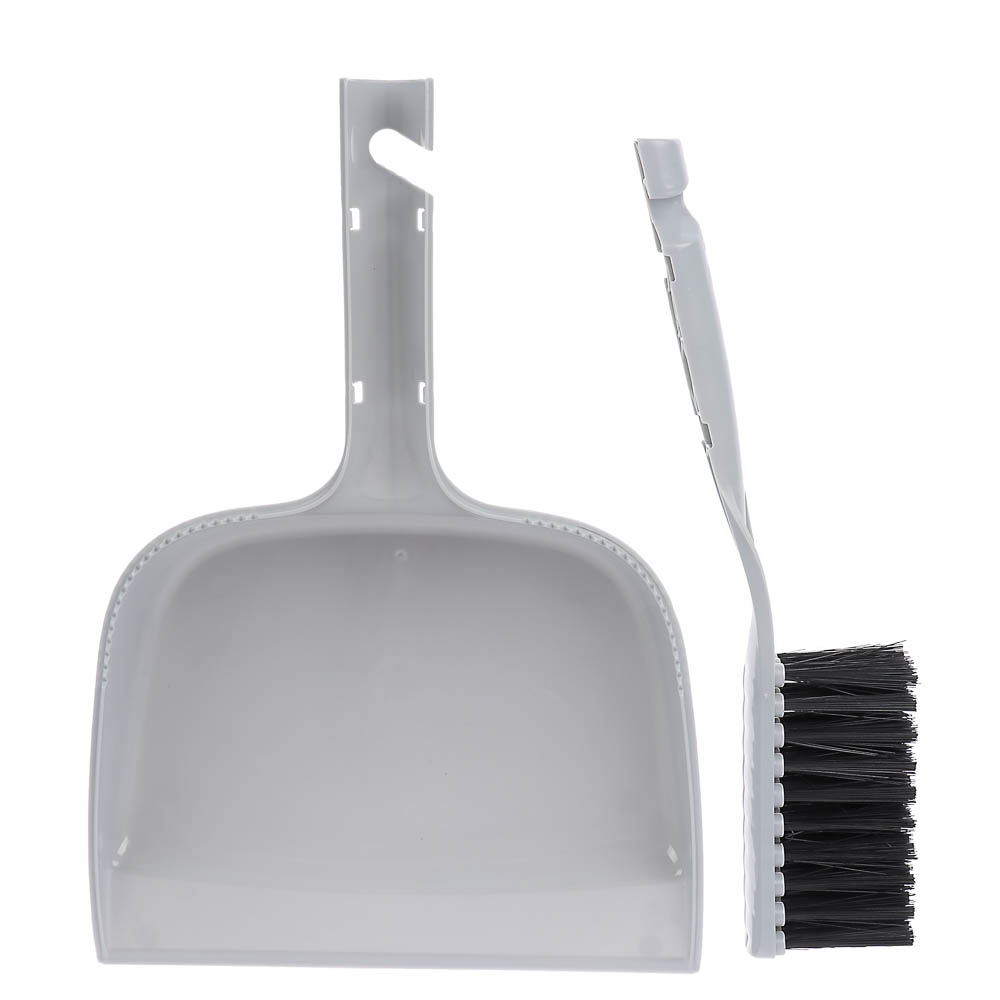 Набор для уборки с щеткой и совком тм VETTA Практик, пластик, 29х19,5х6см - #10