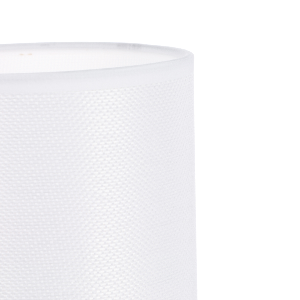 BY Светильник настольный Люцерн, 27 см, E14, 40 Вт, 230В, керамика, текстиль, белый - #3