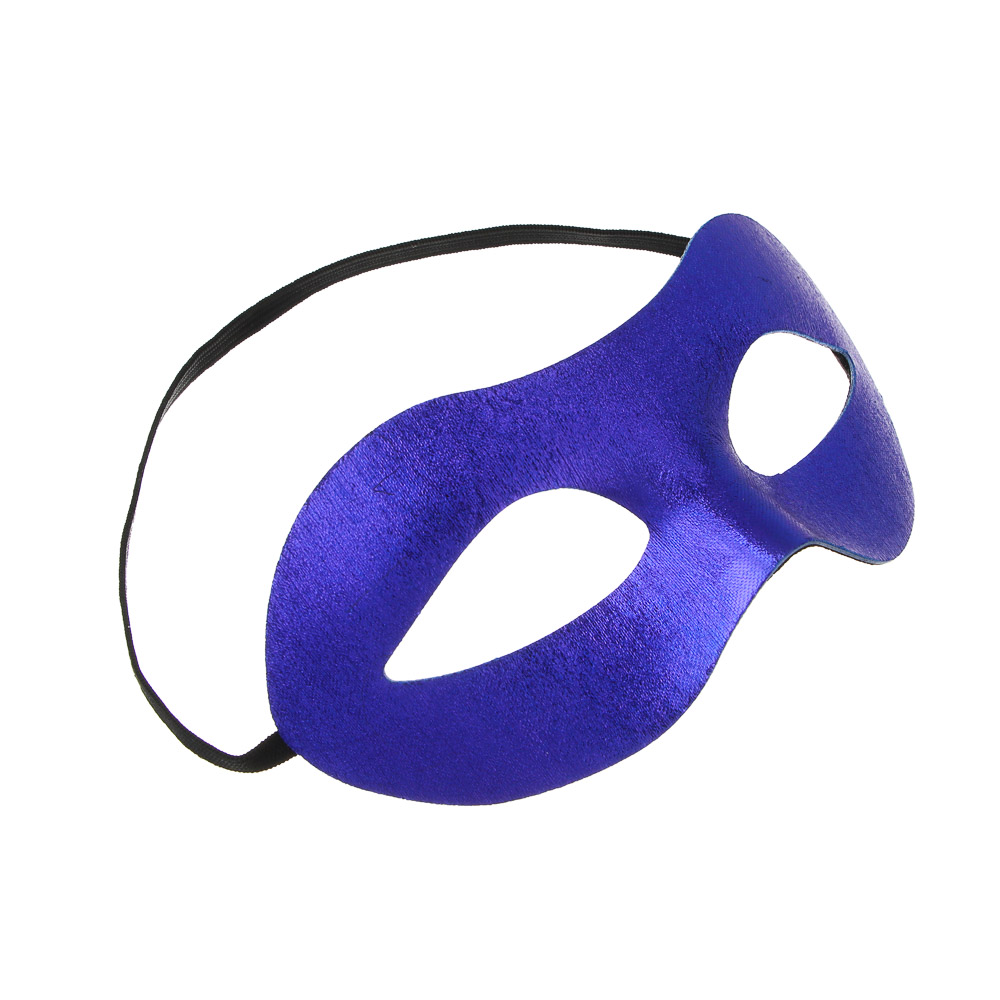 СНОУ БУМ Маска новогодняя блестящая, 19х8см, пластик, 6 цветов - #4