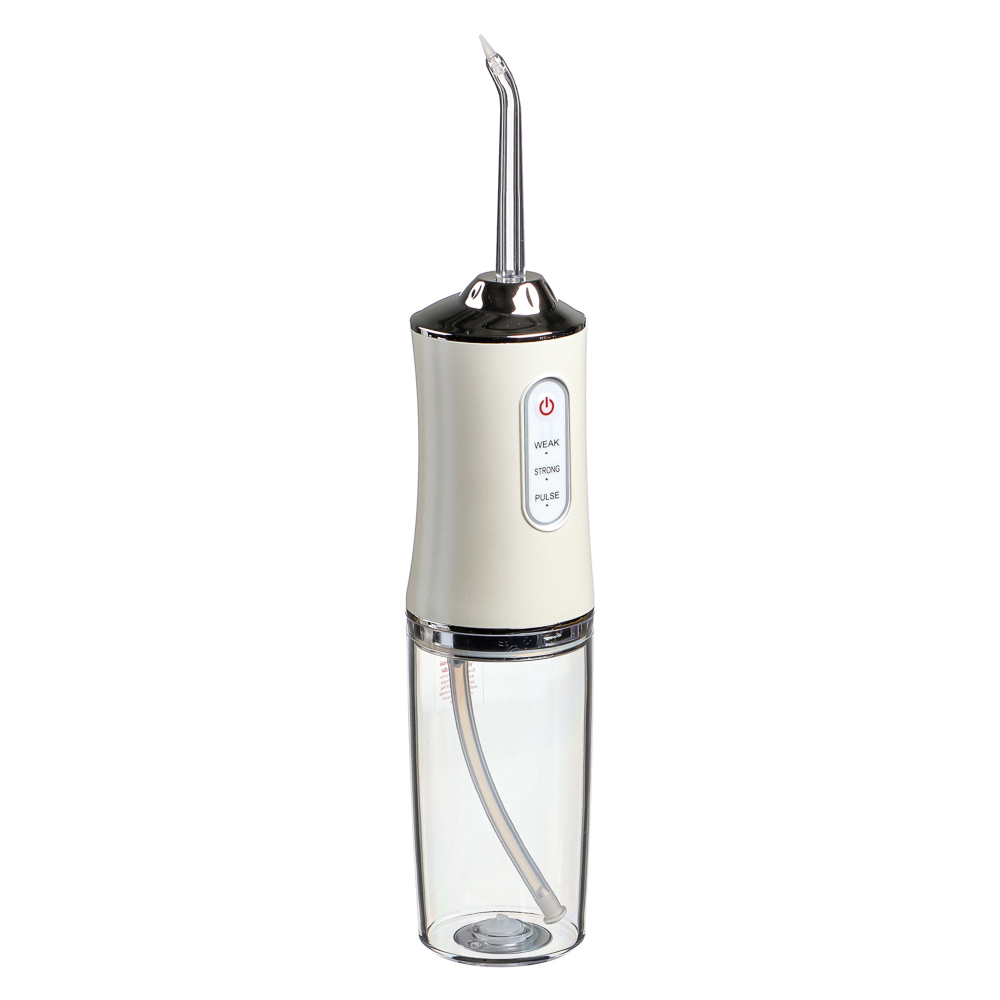 LEBEN Ирригатор, 5 Вт, 3 режима, 4 насадки в комплекте, USB-провод, белый - #3