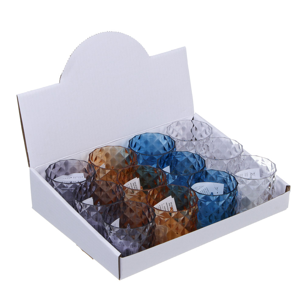 СНОУ БУМ Светильник декор. LED в виде свечи в стакане, 5,9х5,4см, PS, 3хAG10, 1 режим, 4 дизайна - #7