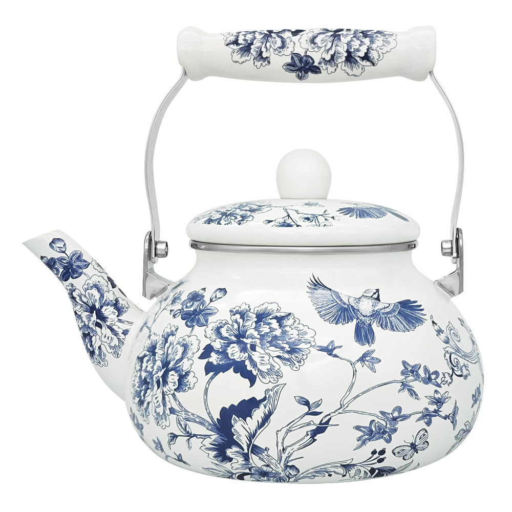 Чайник эмалированный тм VETTA Флорал, 2,5л, индукция - #1