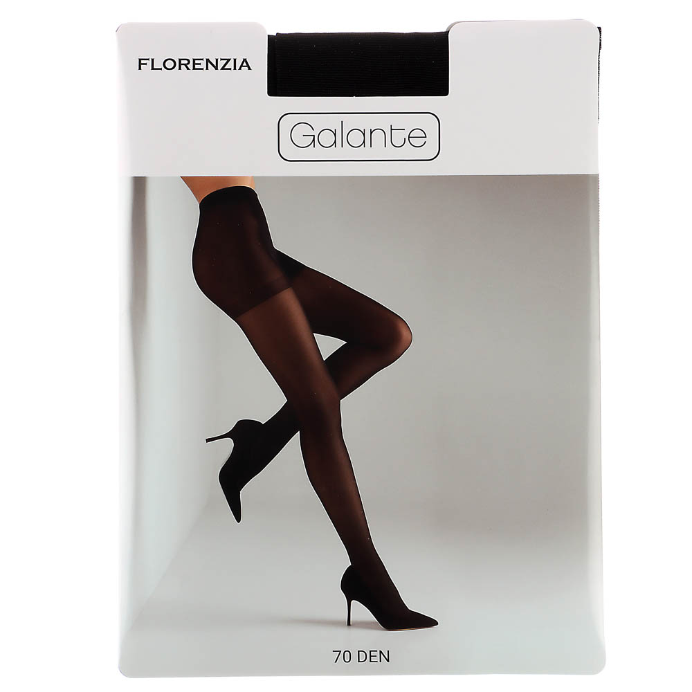 GALANTE Florenzia Колготки 70 DEN с шортиками, 84% полиамид, 16%эластан, размер 3, цвет черный - #1