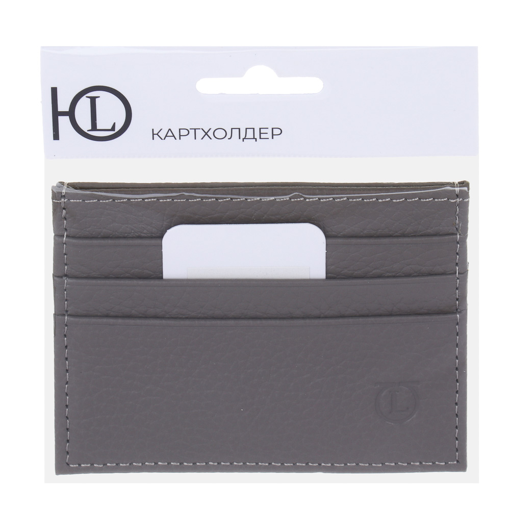 ЮL Нордстан Кардхолдер для карт и купюр на 7 слотов, нат.кожа, 10.1х7,5см, 3 цвета, КЖ24-41 - #5