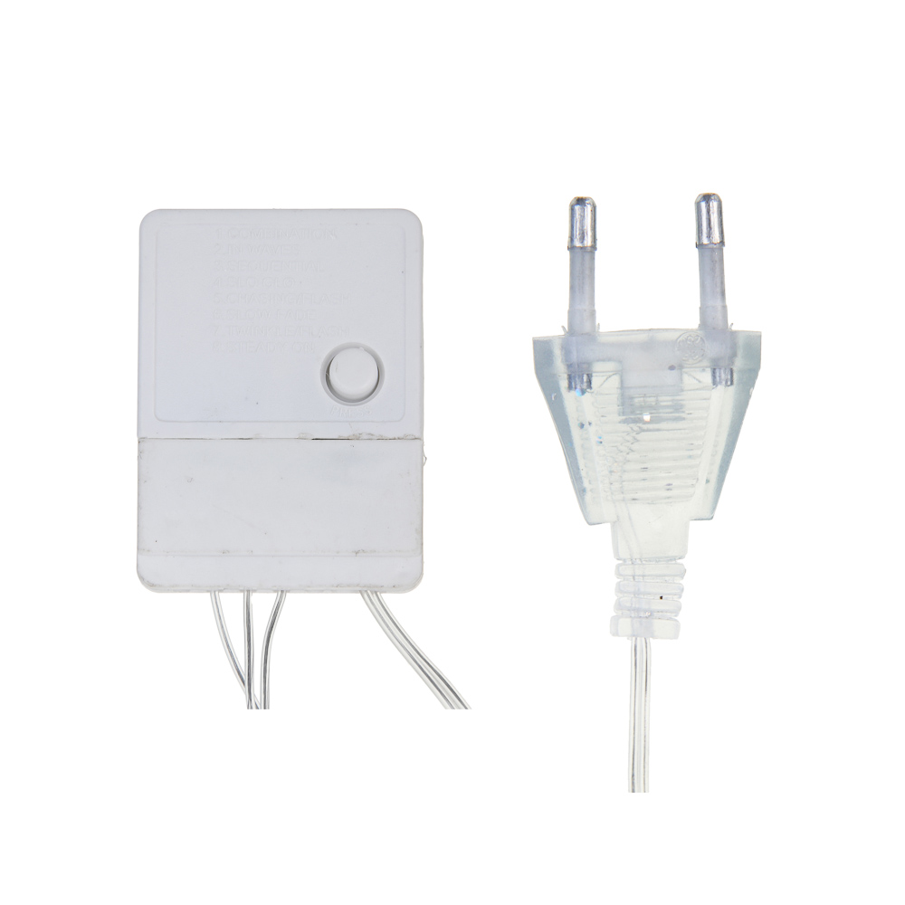 СНОУ БУМ Гирлянда эл. вьюн 14м, 180 LED,мультицвет, 8 реж, ПВХ прозрачный, 220В - #5