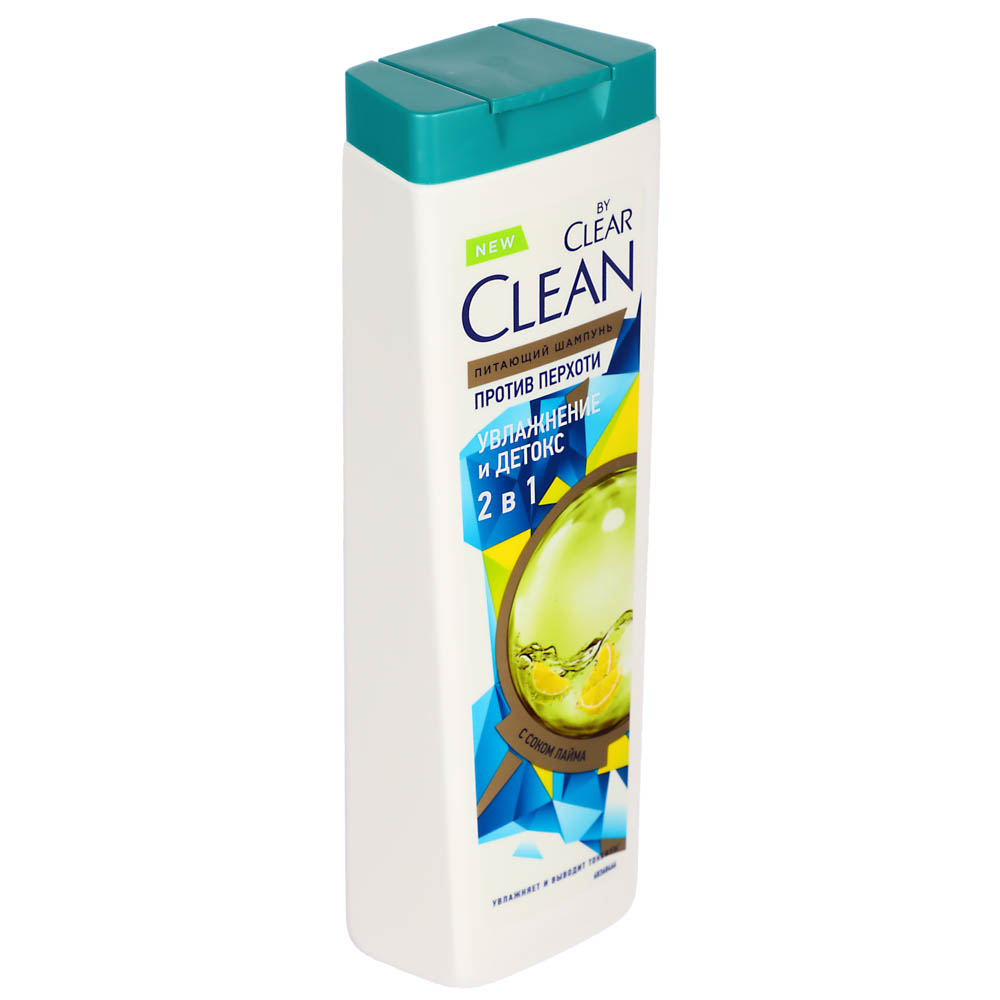 Шампунь и бальзам-ополаскиватель Clean by Clear "Увлажнение и детокс", 365 мл - #2