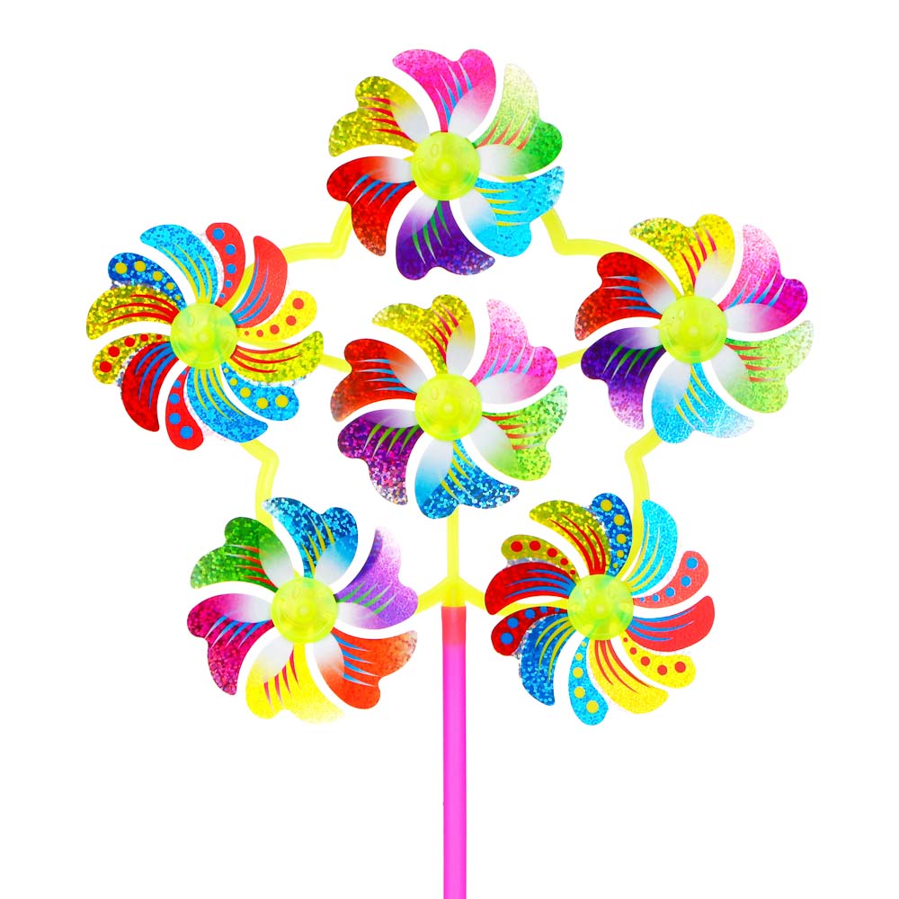 Ветрячок детский SilaPro "Цветочки", 49 см - #4