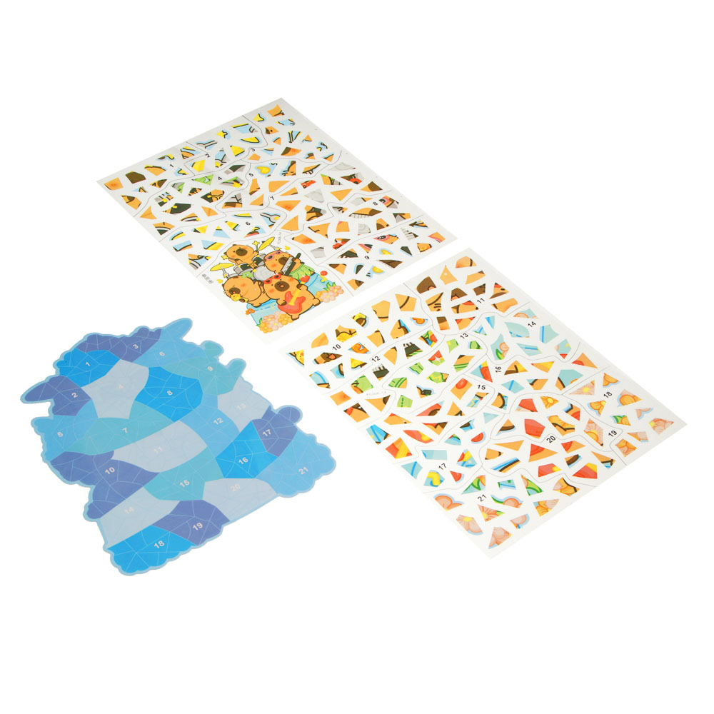 Набор для творчества "Пазлы-наклейки", PET, 14,2х22см, 24 дизайна - #4