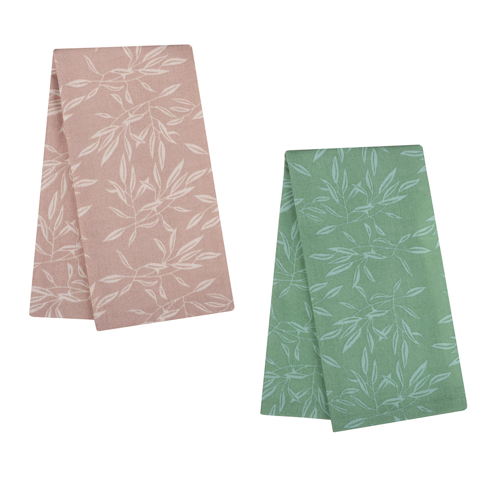 PROVANCE Мосс Полотенце кухонное, 40х60см, 100% хлопок, цветы, 2 дизайна - #2