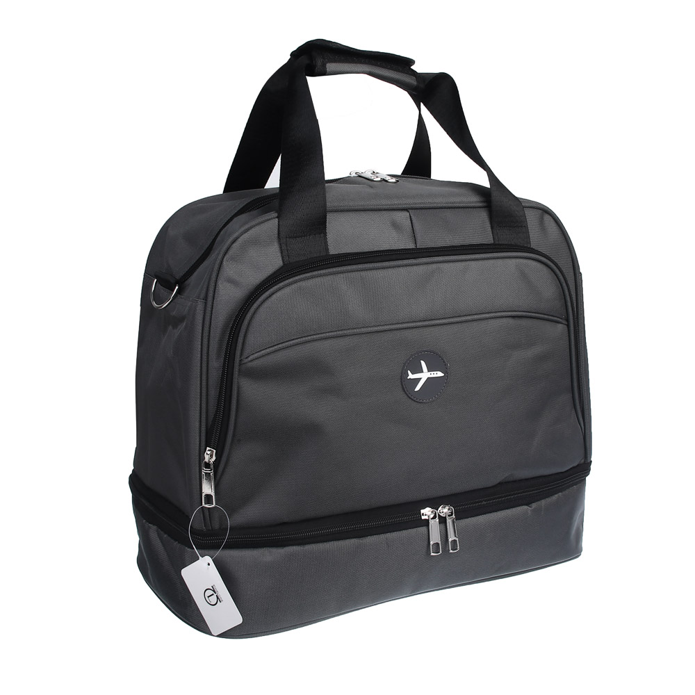 Сумка дорожная с отделением для обуви тм ЮL, полиэстер, 40х33х20см, 2-3 цвета - #11